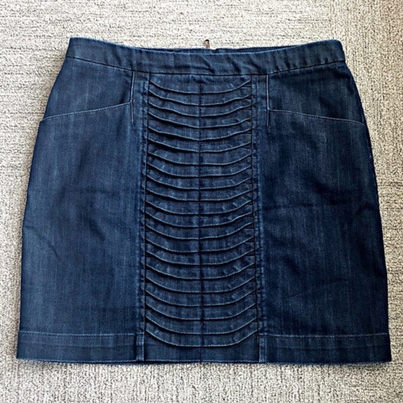 Anthropologie Dresses & Skirts - Anthropologie Leifsdottir Denim Skirt Sz 10 0039